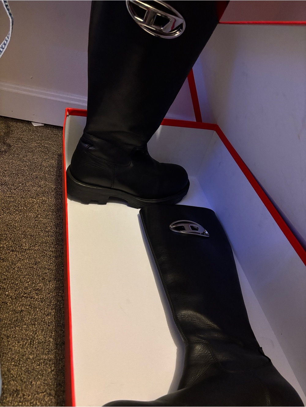 Diesel Woman Black Boots